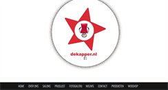 Desktop Screenshot of dekapper.nl